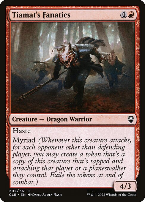 Tiamat's Fanatics - Commander Legends: Battle for Baldur's Gate - 202