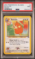 RATICATE PROMO 2001 POKEMON SOUTHERN ISLANDS PROMO PSA MINT 9