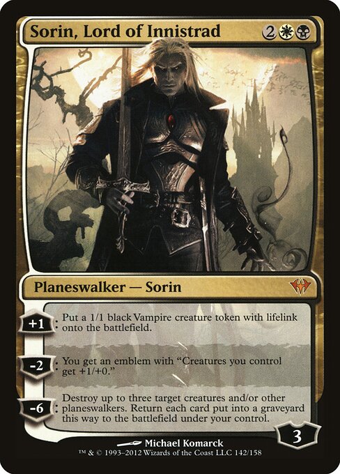 Sorin, Lord of Innistrad - Dark Ascension - 142