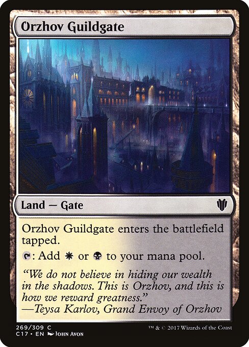 Orzhov Guildgate - Commander 2017 - 269