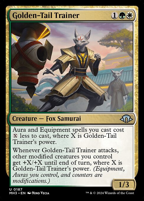 Golden-Tail Trainer - Modern Horizons 3 - 187
