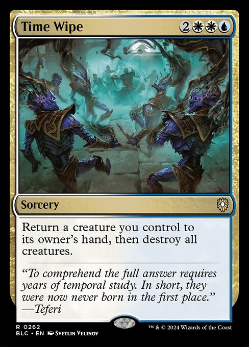 Time Wipe - Bloomburrow Commander - 262