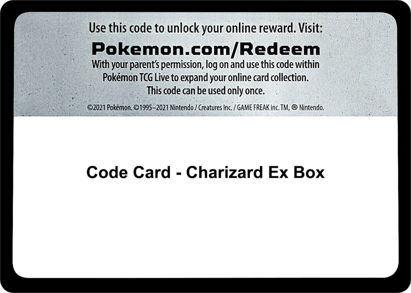 Image for Code Card - Charizard Ex Box (FLF) - Pokemon
