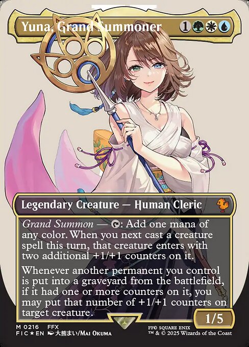 Yuna, Grand Summoner - Final Fantasy Commander - 216