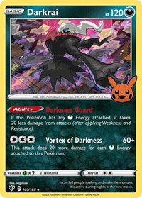 Darkrai - Trick or Trade BOOster Bundle - 105/189
