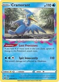 Cramorant - SWSH11: Lost Origin - 050/196