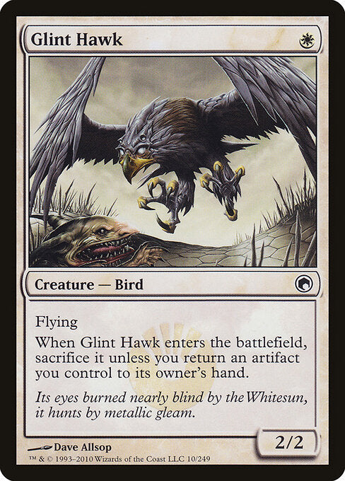 Glint Hawk - Scars of Mirrodin - 10