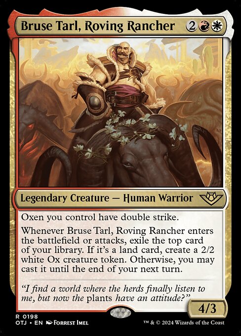 Bruse Tarl, Roving Rancher - Outlaws of Thunder Junction - 198