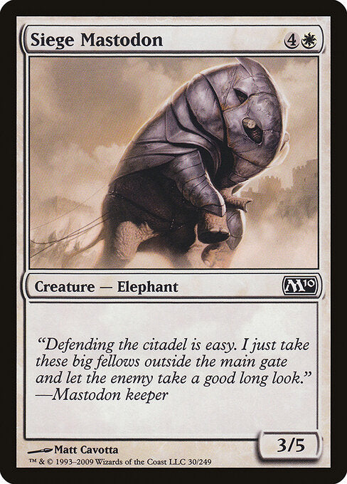 Siege Mastodon - Magic 2010 - 30