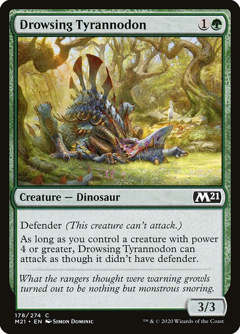 Drowsing Tyrannodon - Core Set 2021 - 178