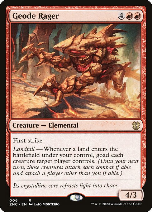 Geode Rager - Zendikar Rising Commander - 6