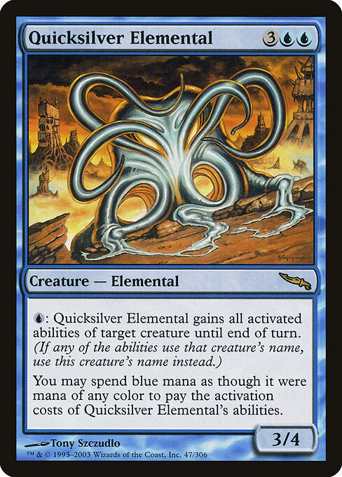 Quicksilver Elemental - Mirrodin - 47