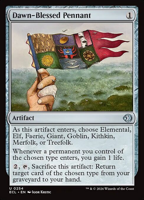 Dawn-Blessed Pennant - Lorwyn Eclipsed - 254