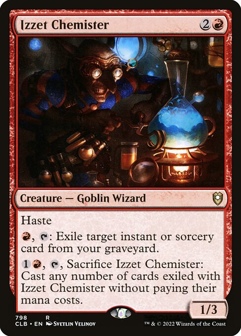 Izzet Chemister - Commander Legends: Battle for Baldur's Gate - 798
