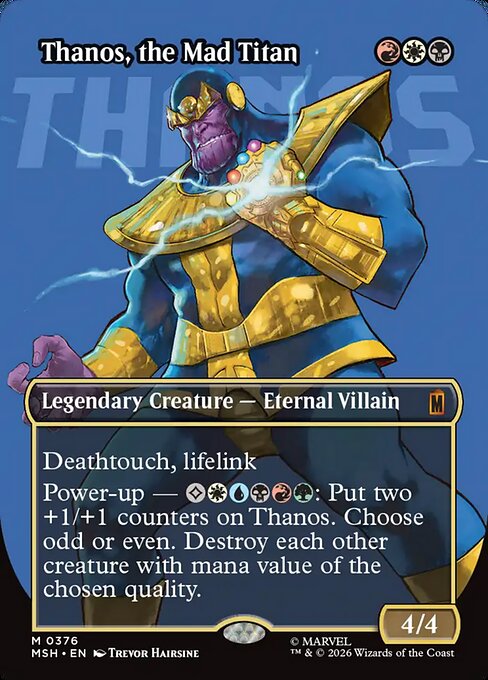 Thanos, the Mad Titan - Marvel Super Heroes - 376