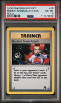 ROCKET'S SNEAK ATTACK HOLO 2000 POKEMON ROCKET PSA EX-MT 6