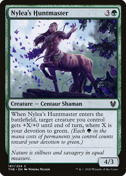 Nylea's Huntmaster - Theros Beyond Death - 187