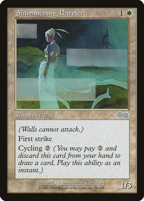 Shimmering Barrier - Urza's Saga - 50
