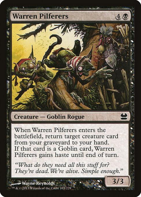 Warren Pilferers - Modern Masters - 103