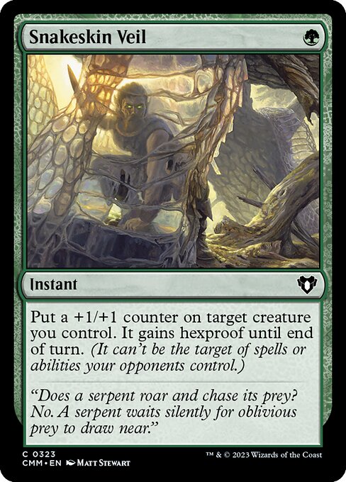 Snakeskin Veil - Commander Masters - 323