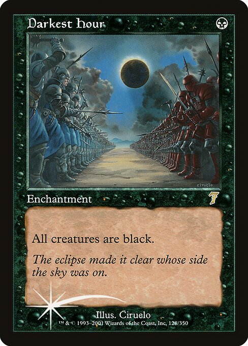 Darkest Hour - Seventh Edition - 128★