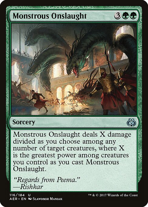 Monstrous Onslaught - Aether Revolt - 116