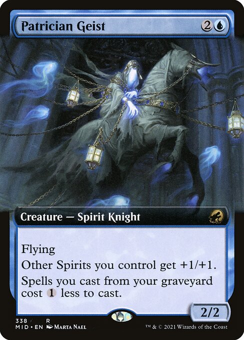Patrician Geist - Innistrad: Midnight Hunt - 338