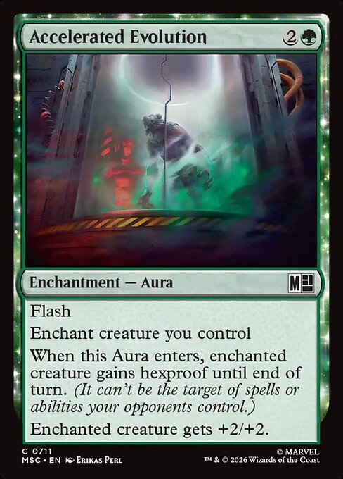 Accelerated Evolution - Marvel Super Heroes Commander - 711