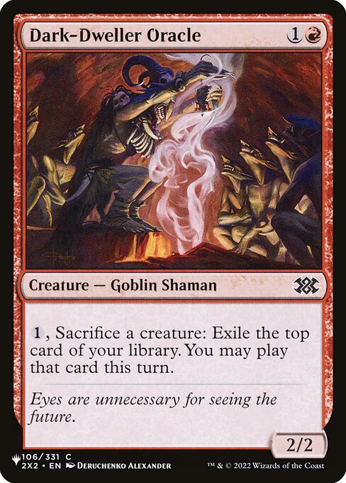 Dark-Dweller Oracle - The List - 2X2-106