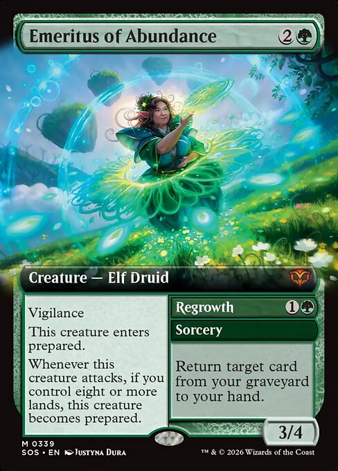 Emeritus of Abundance // Regrowth - Secrets of Strixhaven - 339