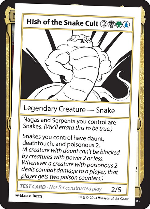 Hish of the Snake Cult - Mystery Booster 2 - 595