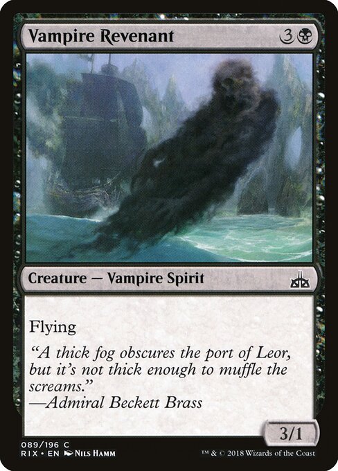 Vampire Revenant - Rivals of Ixalan - 89