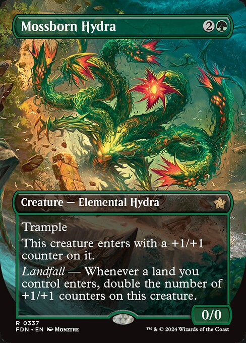 Mossborn Hydra - Foundations - 337