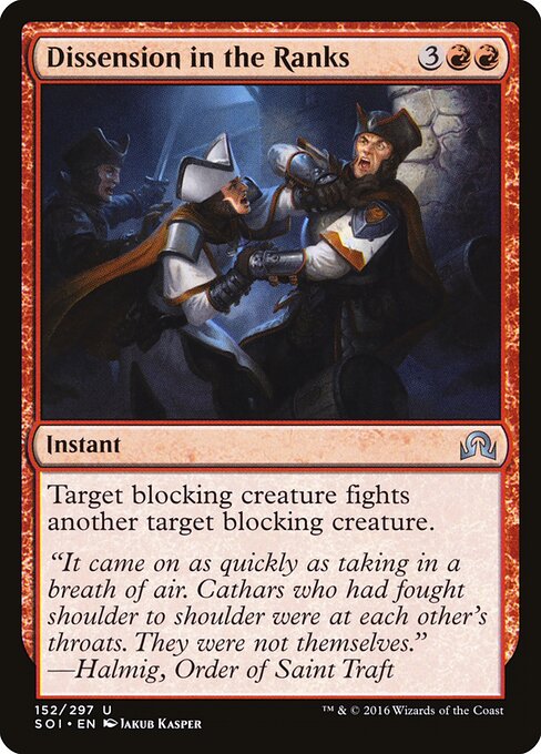 Dissension in the Ranks - Shadows over Innistrad - 152