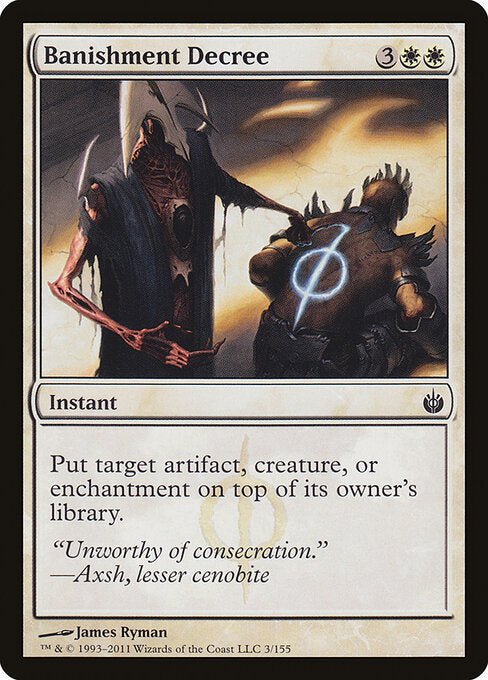 Banishment Decree - Mirrodin Besieged - 3