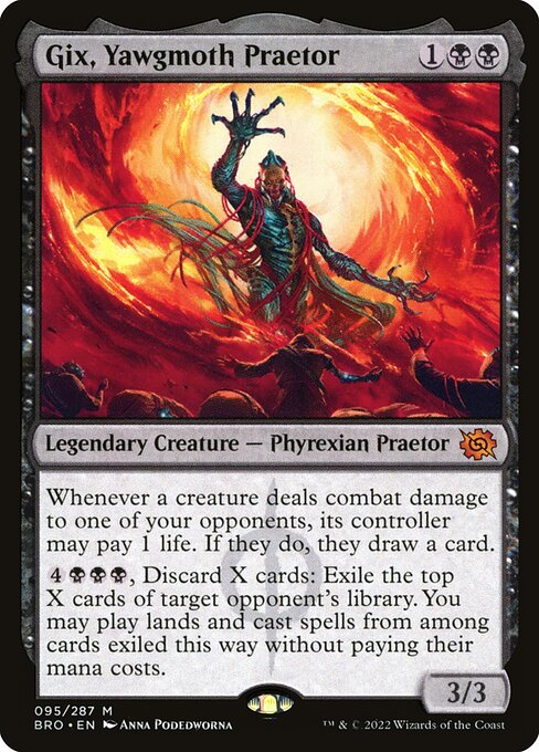 Gix, Yawgmoth Praetor - The Brothers' War - 95