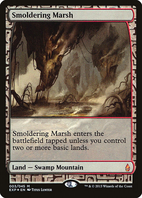 Smoldering Marsh - Zendikar Expeditions - 3