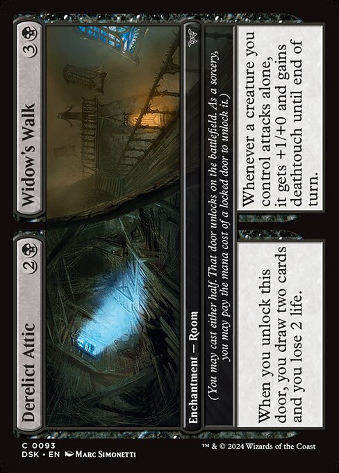 Derelict Attic // Widow's Walk - Duskmourn: House of Horror - 93