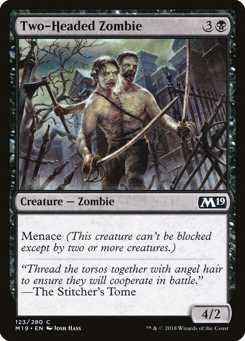 Two-Headed Zombie - Core Set 2019 - 123