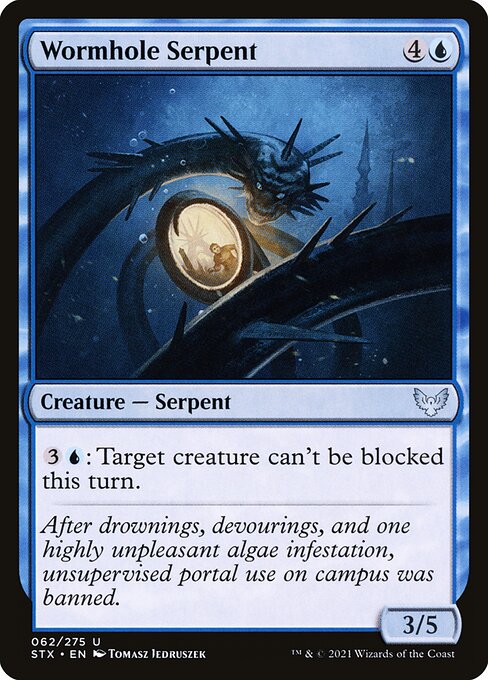 Wormhole Serpent - Strixhaven: School of Mages - 62