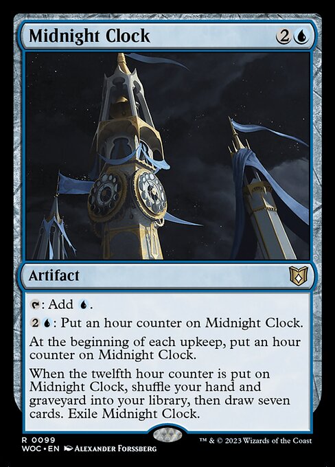 Midnight Clock - Wilds of Eldraine Commander - 99