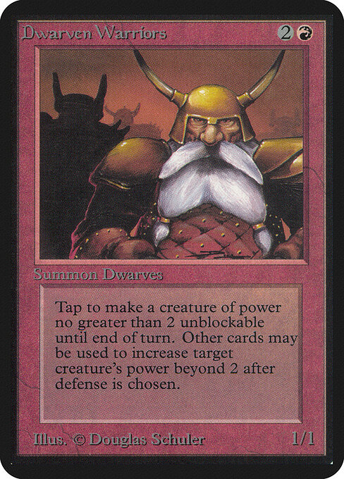 Dwarven Warriors - Limited Edition Alpha - 143