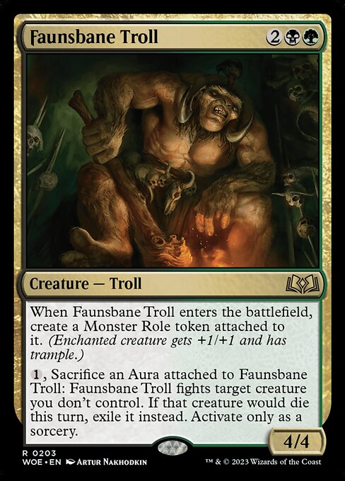 Faunsbane Troll - Wilds of Eldraine - 203