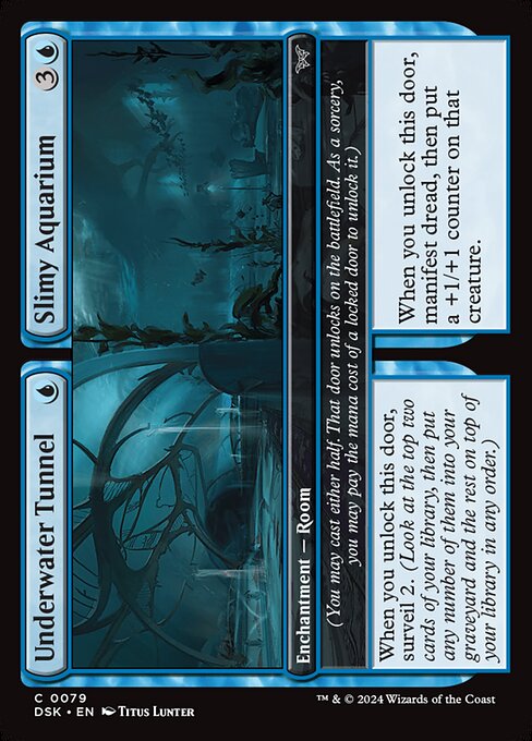 Underwater Tunnel // Slimy Aquarium - Duskmourn: House of Horror - 79