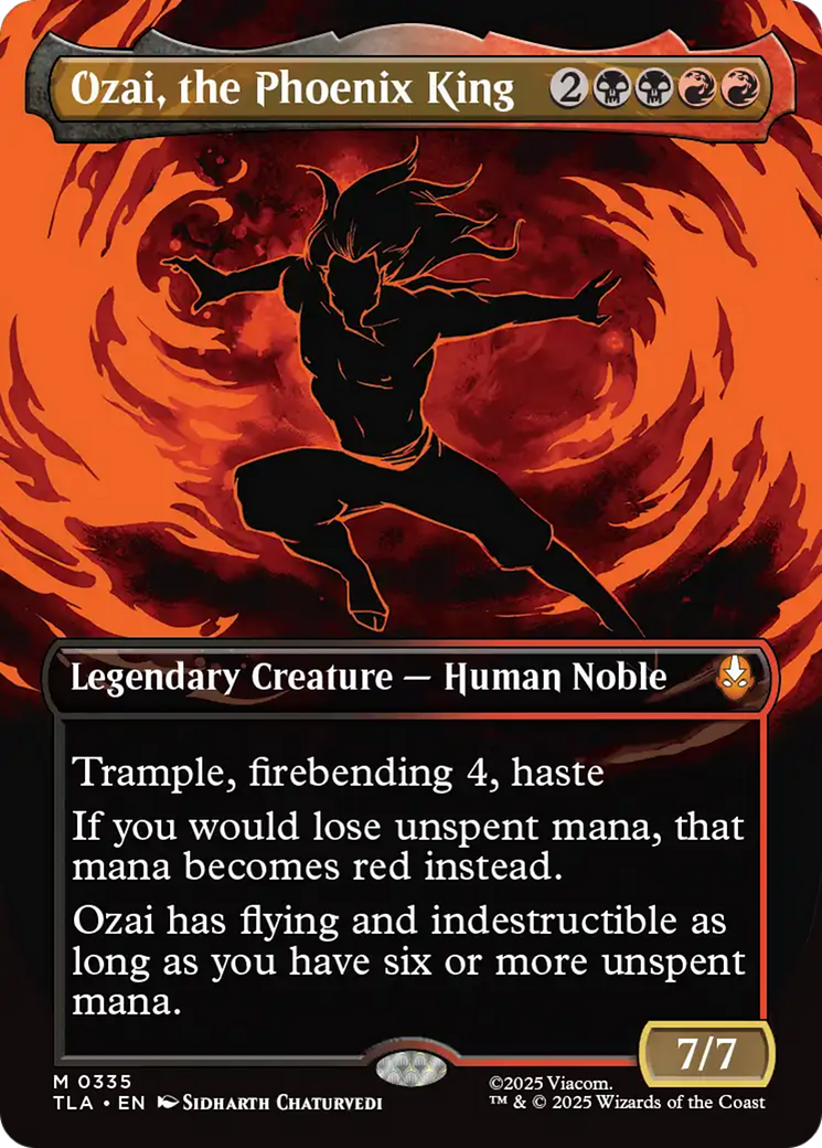 Ozai, the Phoenix King (0335) (Borderless) [Avatar: The Last Airbender]