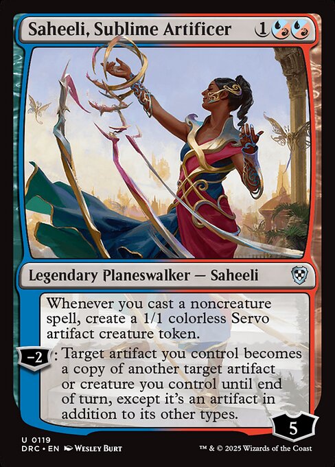 Saheeli, Sublime Artificer - Aetherdrift Commander - 119