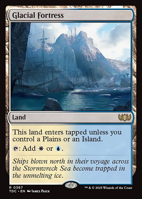 Glacial Fortress - Tarkir: Dragonstorm Commander - 367