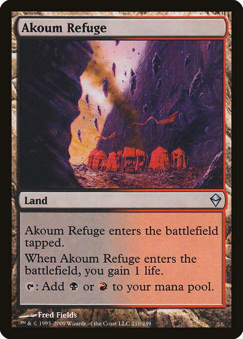 Akoum Refuge - Zendikar - 210