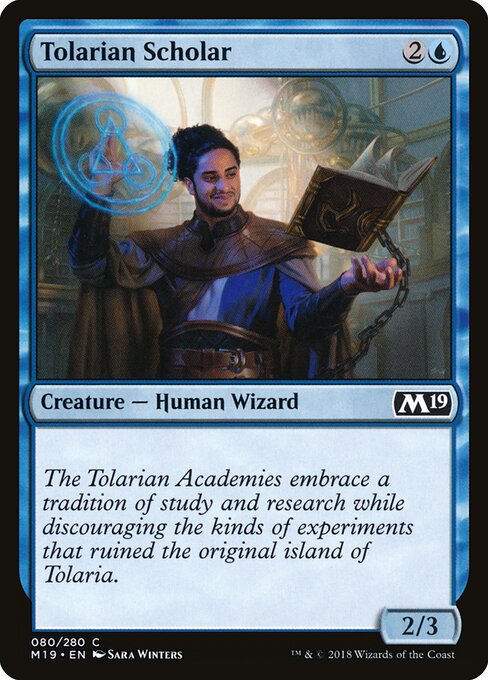 Tolarian Scholar - Core Set 2019 - 80