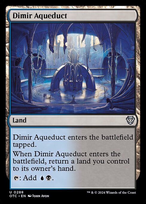 Dimir Aqueduct - Outlaws of Thunder Junction Commander - 288